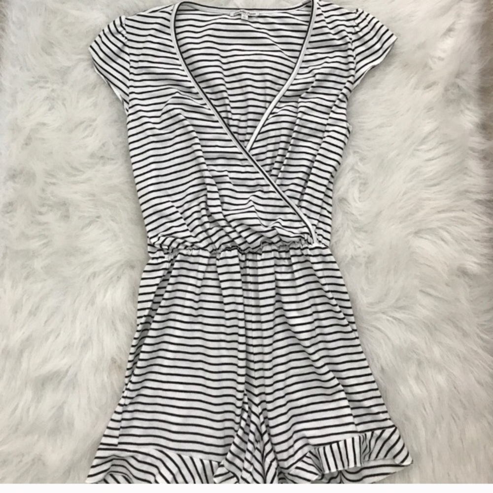 Striped romper