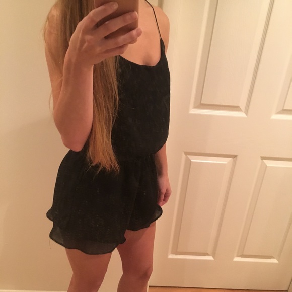 Pants - Black romper