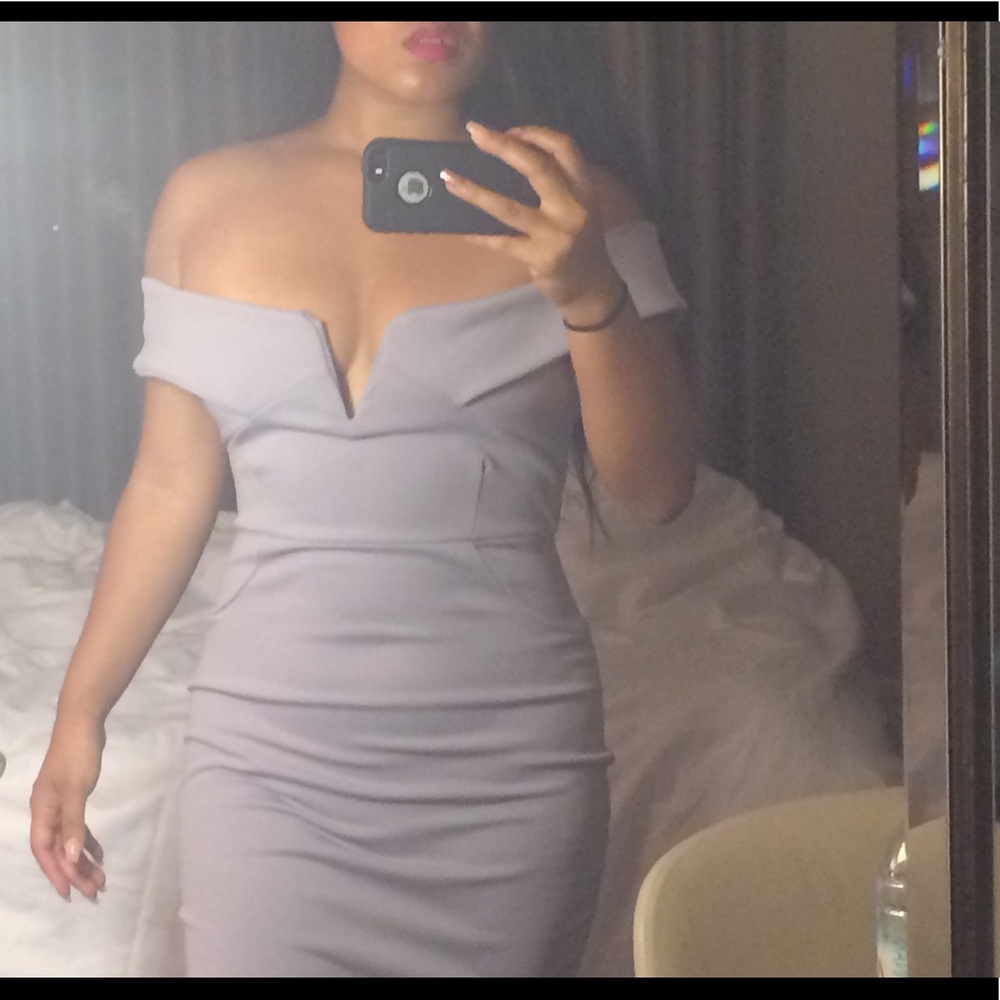 Off the shoulder dress