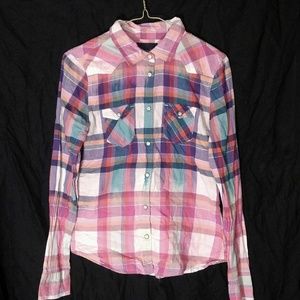 Medium - Custom Bleached - Snap Up Flannel