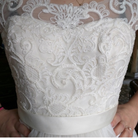 David's Bridal Wedding Dress - Picture 6 of 7