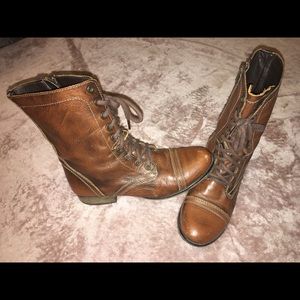 Steve Madden Troopa - Lace-Up Combat Boots
