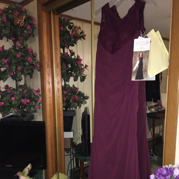 Morilee Dresses & Skirts - Floor Length New Maroon/Wine Bridesmaid/prom Gown
