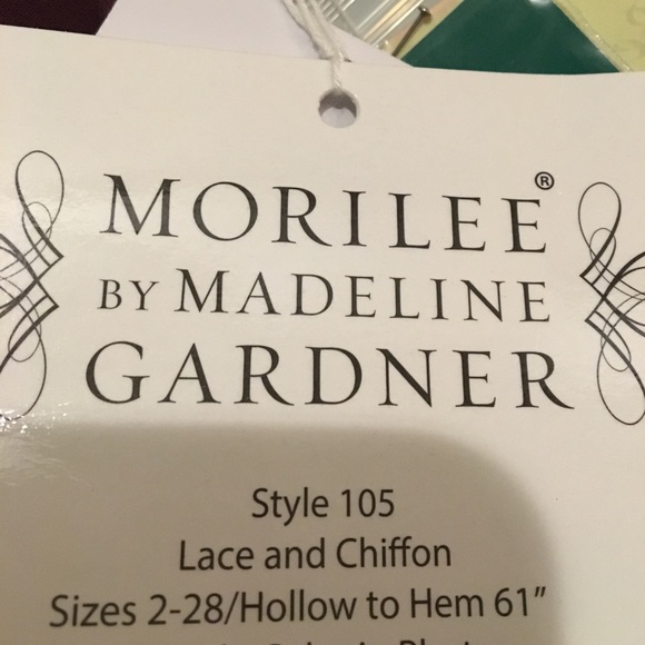 Floor Length New Maroon/Wine Bridesmaid/prom Gown - Picture 4 of 8