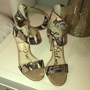 Sam Edelman Snakeskin heels