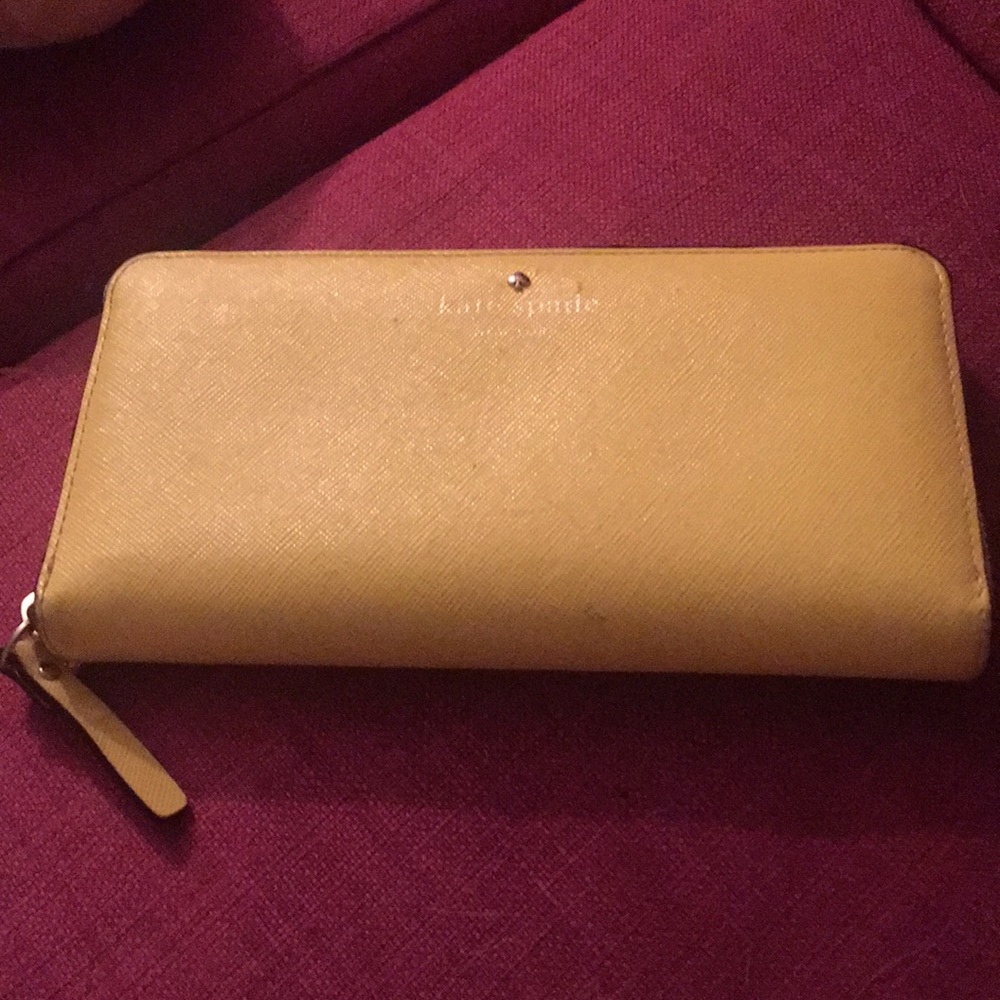 Kate spade yellow wallet