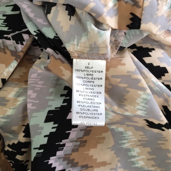 JESSICA SIMPSON Geometric print professional dress - Picture 6 of 6