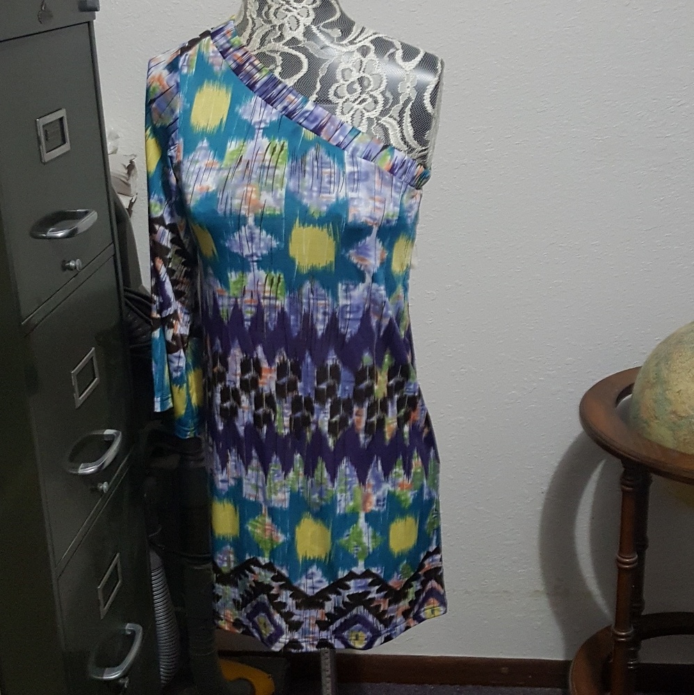 Rancho Estancia one shoulder dress