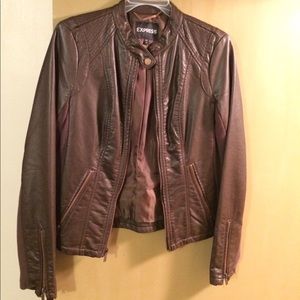 Express leather jacket