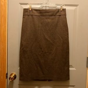 Banana Republic Brown Pencil Skirt