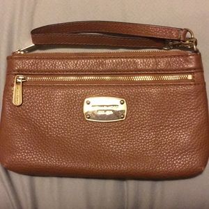 Michael Kors Tan Wristlet
