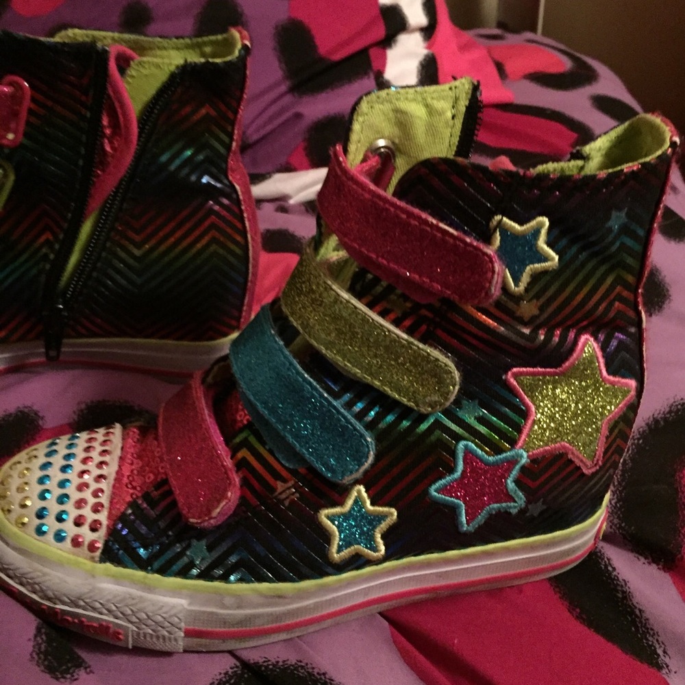 High Top Twinkle Toes with Heel