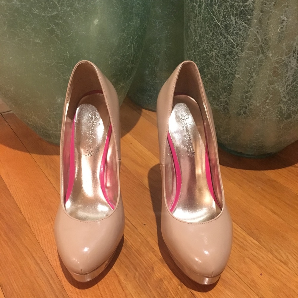 Tan Pumps by Shoedazzle