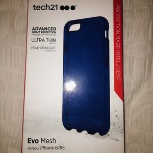 Tech21 Evo Mesh phone case in dark blue