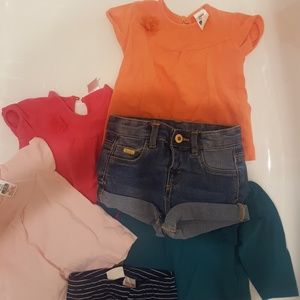Lot of zara baby girl clothes