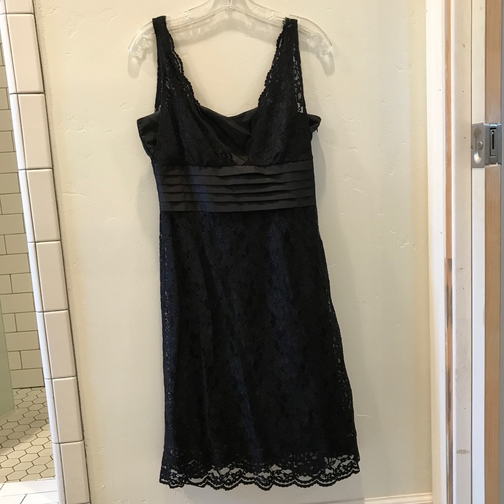 Black cocktail dress