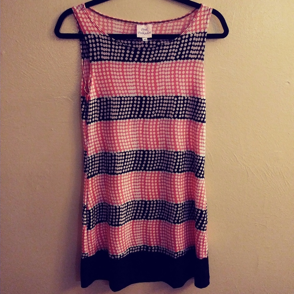 Pink Polkadot XS Minidress