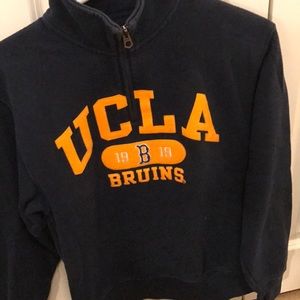 UCLA bruins quarter zip pullover