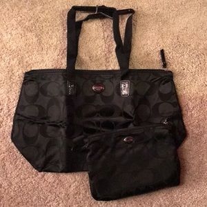Coach foldable bag