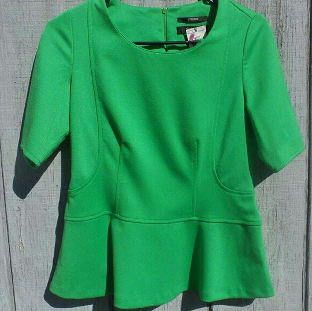 NWOT Style&Co peplum blouse
