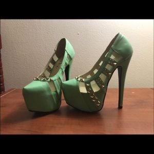 Green heels