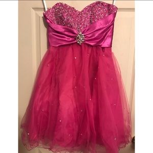 Hot Pink Prom/Sweet 16 Dress