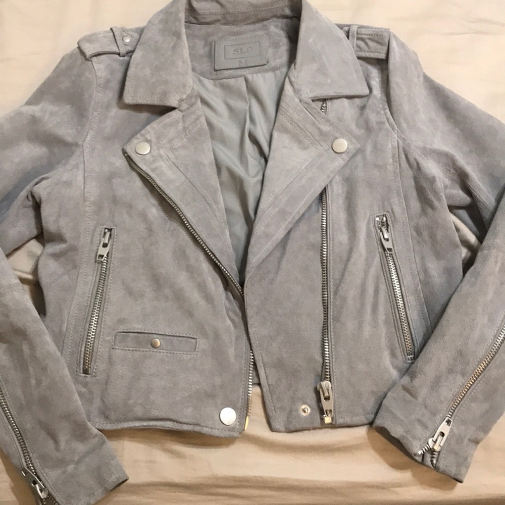 Suede SLS Moto jacket