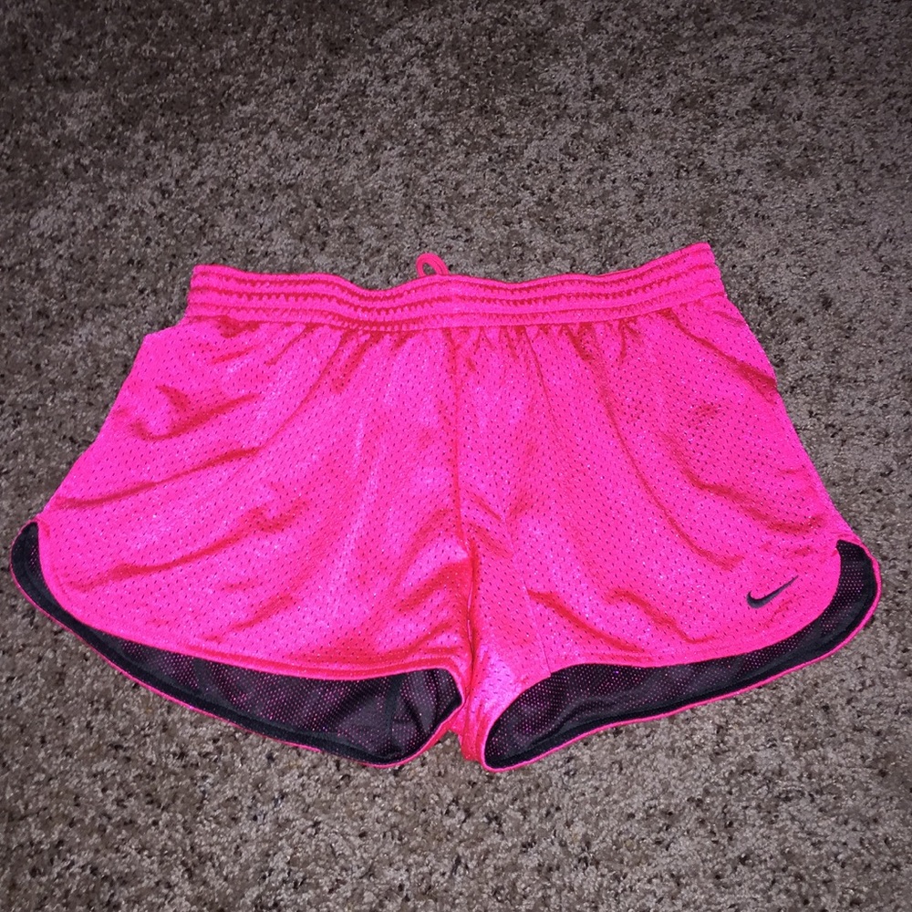 Nike Dri-Fit shorts in hot pink