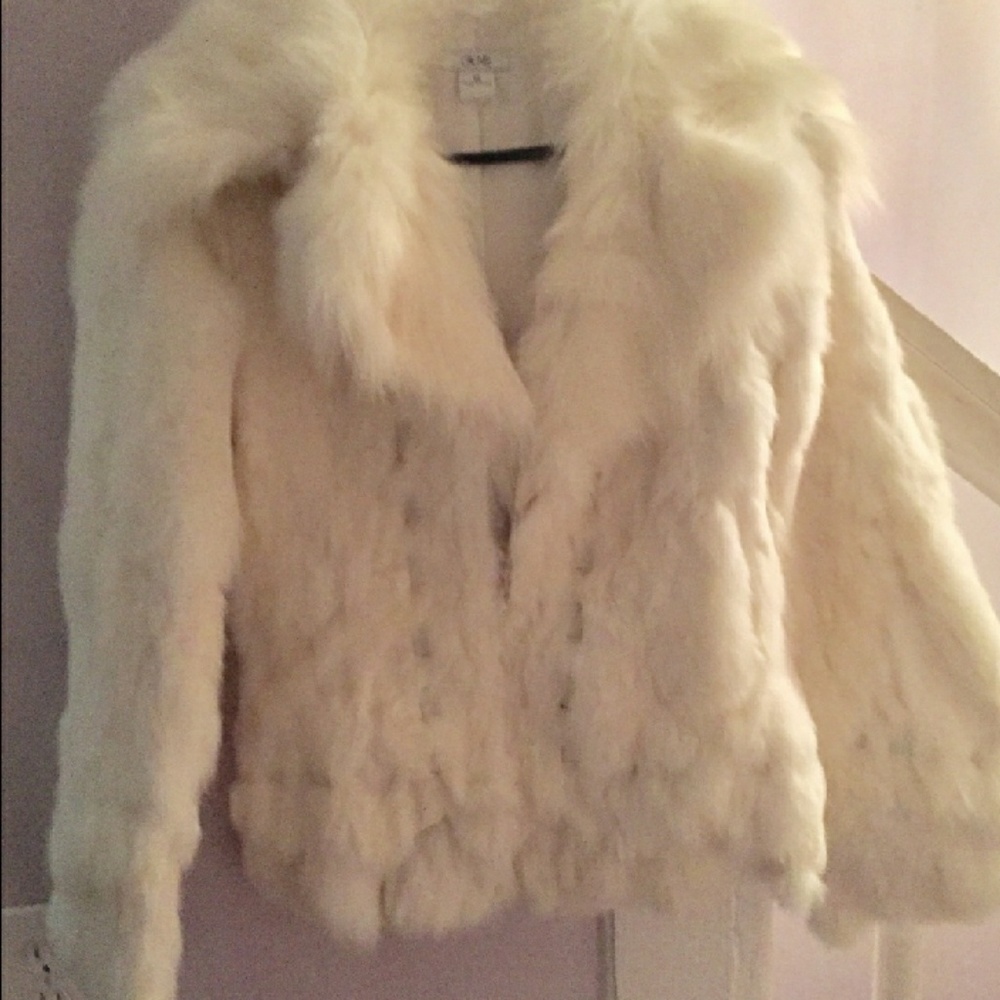 White Rabbit fur coat - Picture 3 of 3