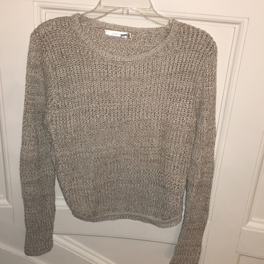 LF millau Knit Sweater with Cropped back