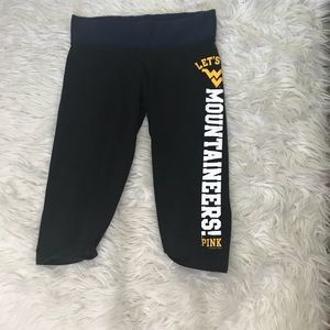 Capri WVU yoga pants