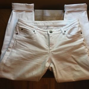 White Kut from the Kloth Jeans Catherine Sz 10