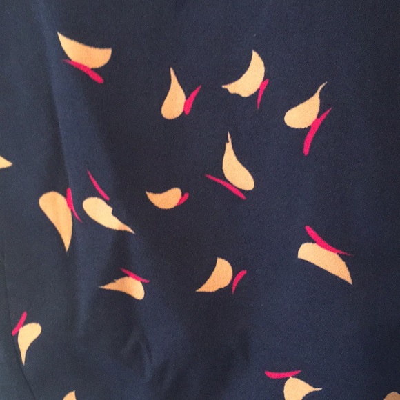 W118 NWT Navy Vivian Dress; Abstract Bird - Picture 7 of 8