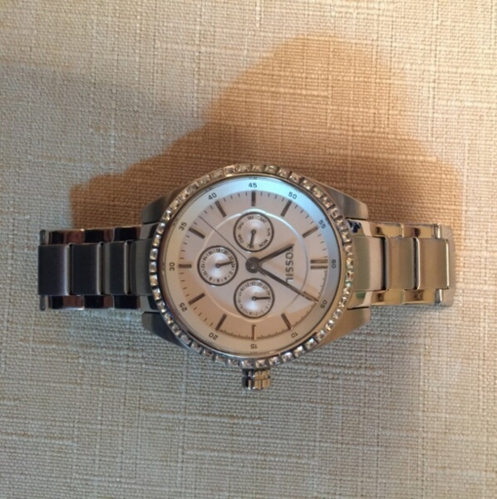Silver tone Fossil watch
