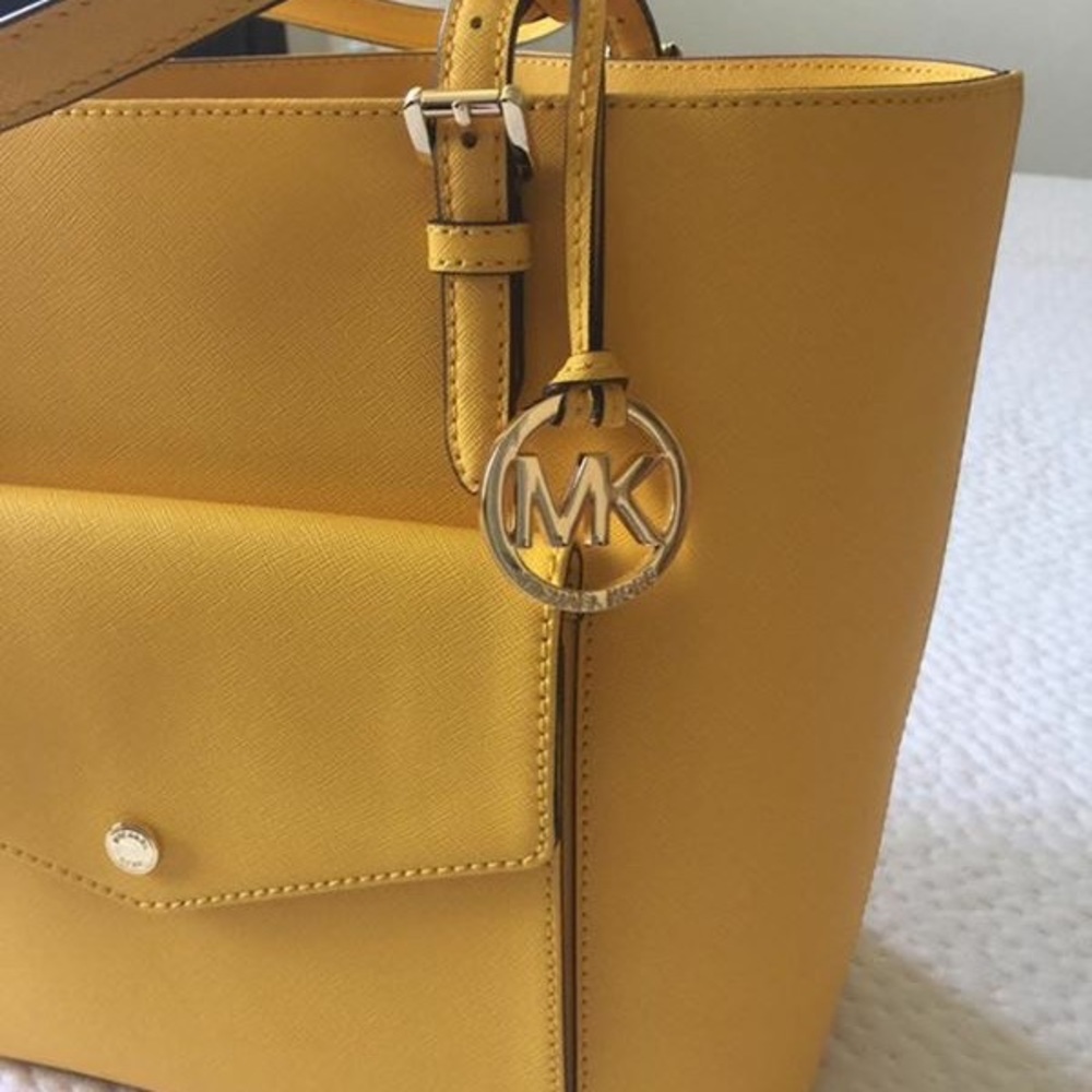 Yellow MK PURSE