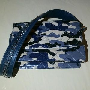 Vera Bradley Cole Mini Shoulder Glossy Camo