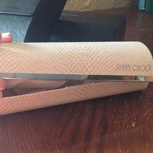 Jimmy Choo eyeglasses case.