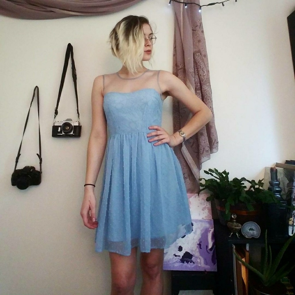 Powder Blue "Alice" Dress