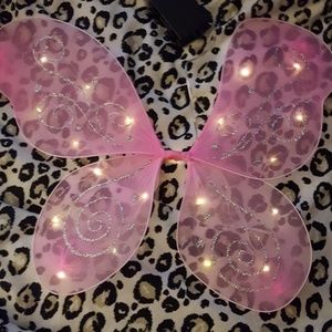 Led pink fairy wings