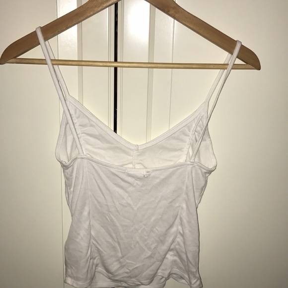 Urban Outfitters white ruffled tank top - Picture 2 of 2