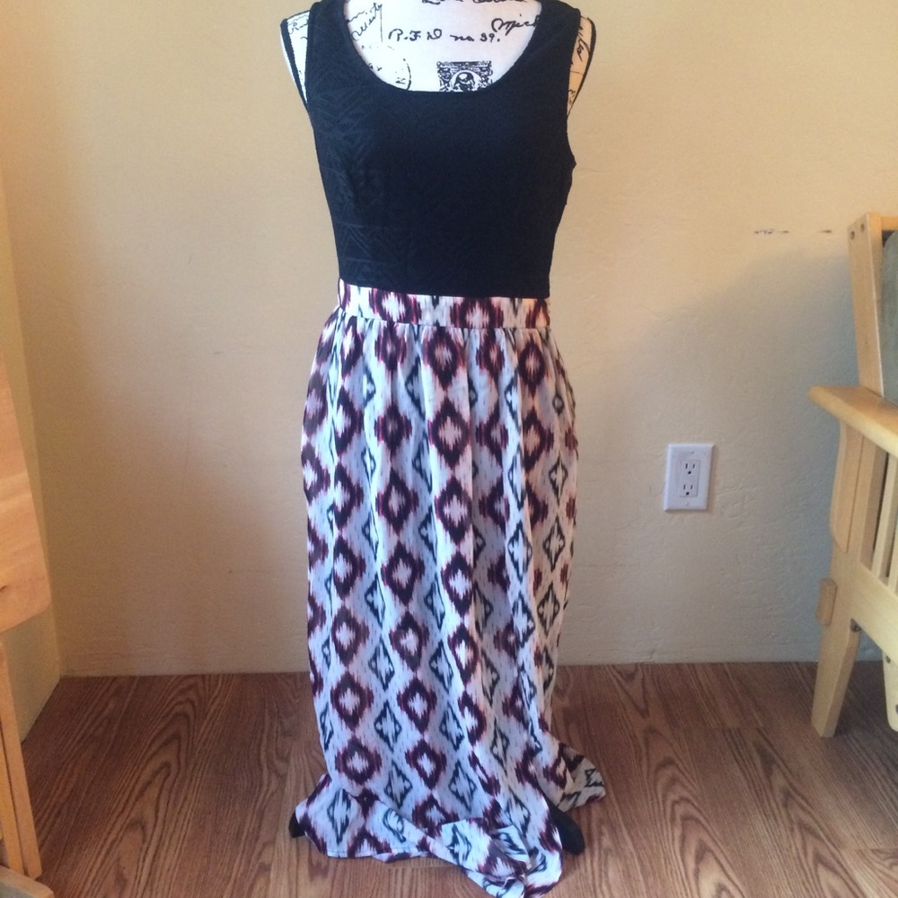 Tribal & Lace Dress
