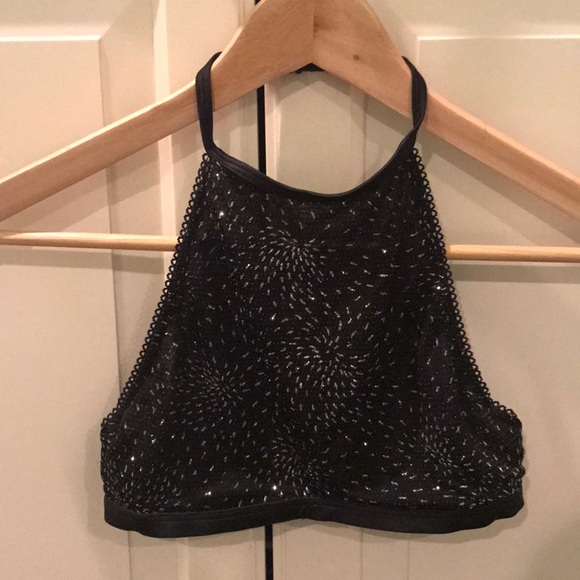 Victoria's Secret black with sparkles top - Picture 2 of 4