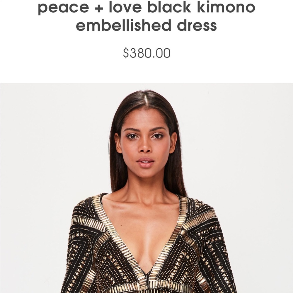 Black Kimono Dress