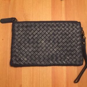 Final Sale! Intrecciato Leather Pouch