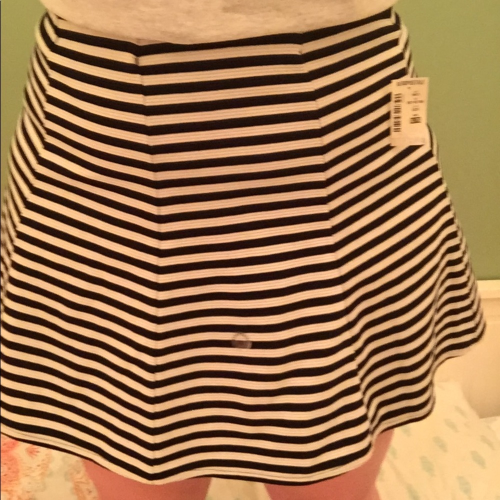 Aeropostale striped skater skirt