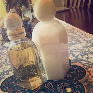 Balenciaga Paris perfume and moisturizer