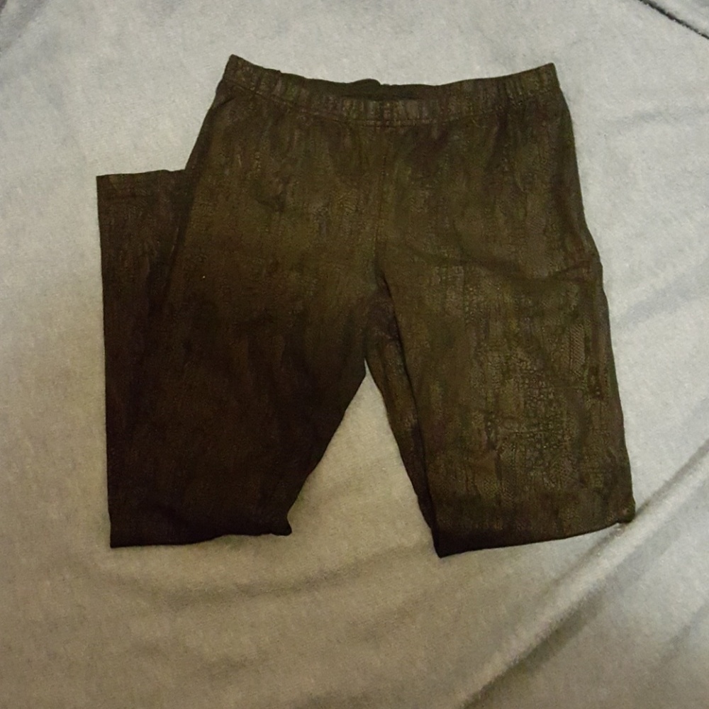 Xhilaration Snakeskin leggings