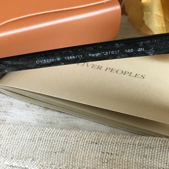 Oliver Peoples Reigh Wayfarer Frame Sunglasses - Picture 7 of 8