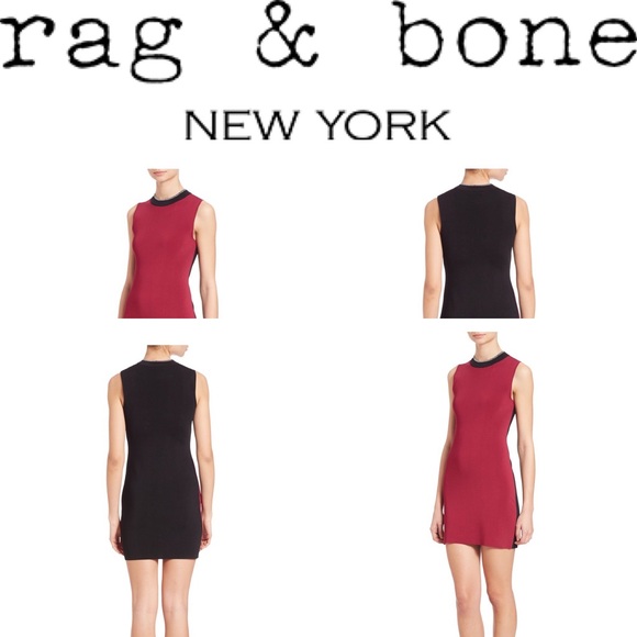 NWT rag & bone colorblock dress - sz m - Picture 1 of 1