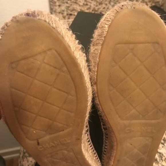 SOLD-Chanel Espadrilles - Picture 5 of 8